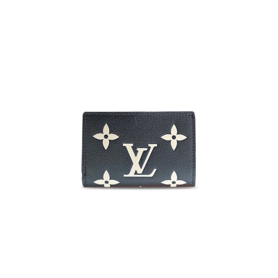 LOUIS VUITTON BLACK SILKSCREEN CLÉA WALLET M82370 (11*8.5*3.5cm)